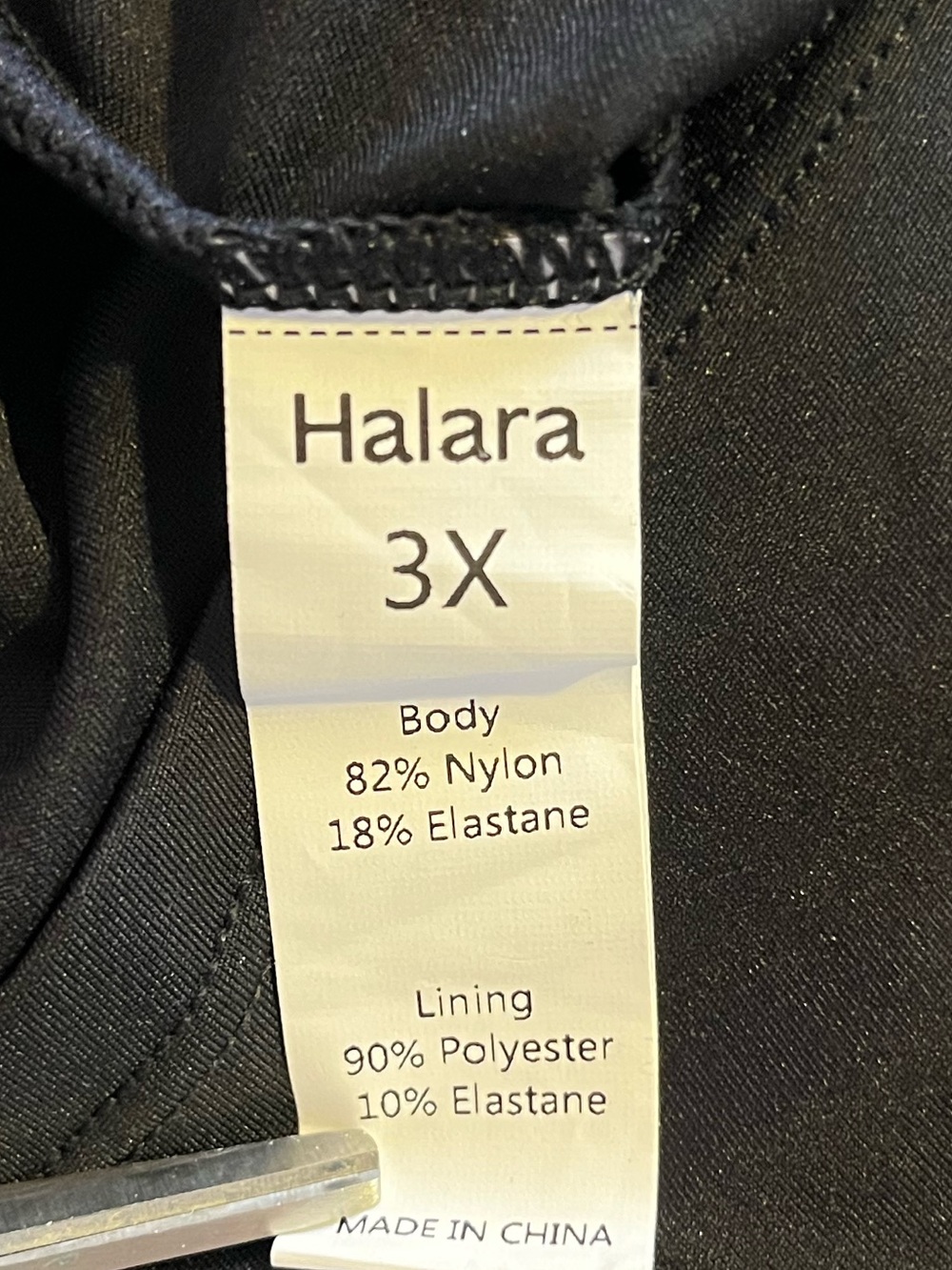 Halara Black Plus-Size Softlyzero Active Wear Barre Ballet Dance Dress Sz 3x - Picture 10 of 13